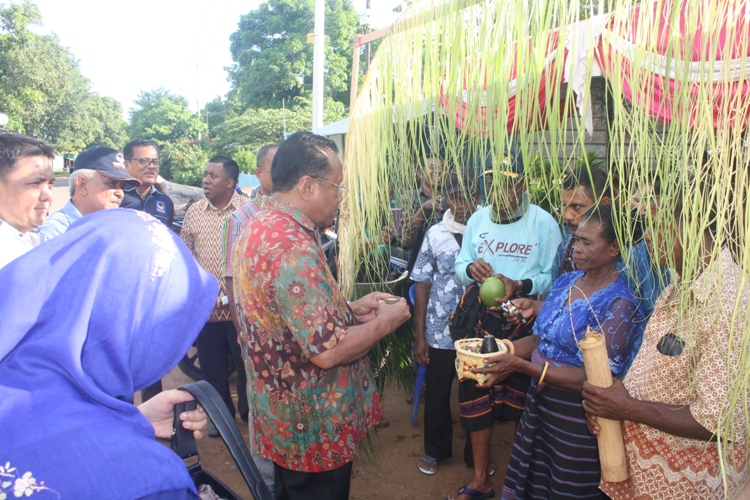 Kunjungi Merauke, Sulaeman Hamzah Disambut Ratusan Masyarakat Lamaholot
