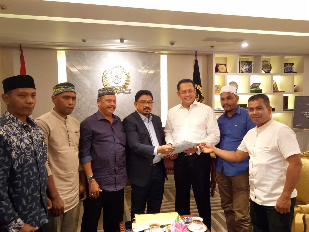 Zulfan Lindan Sampaikan Aspirasi Masyarakat Aceh Kepada Ketua DPR RI