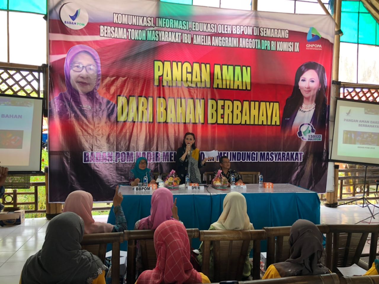 Amelia Anggraini Sosialisasi Pangan Aman dari Bahan Berbahaya Kepada Masyarakat Kebumen