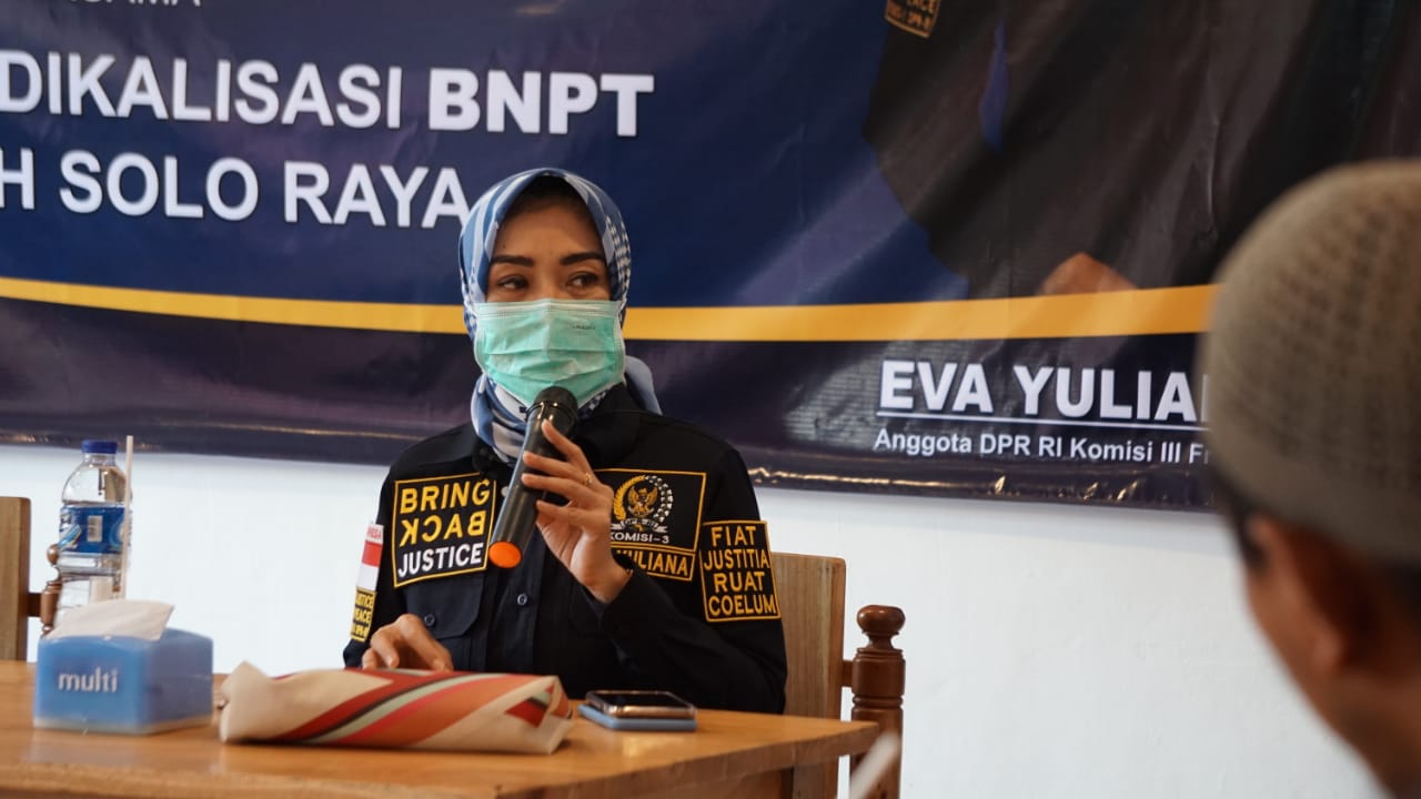 Eva Yuliana-BNPT Gelar Silaturahmi Kebangsaan