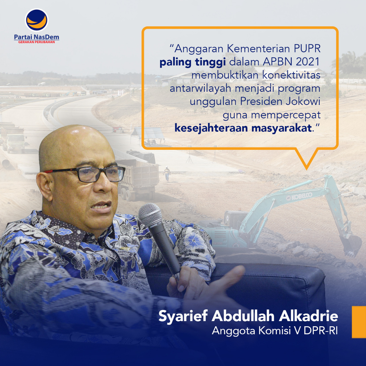 Syarieb Abdullah Alkadrie Koneksitas Antarwilayah