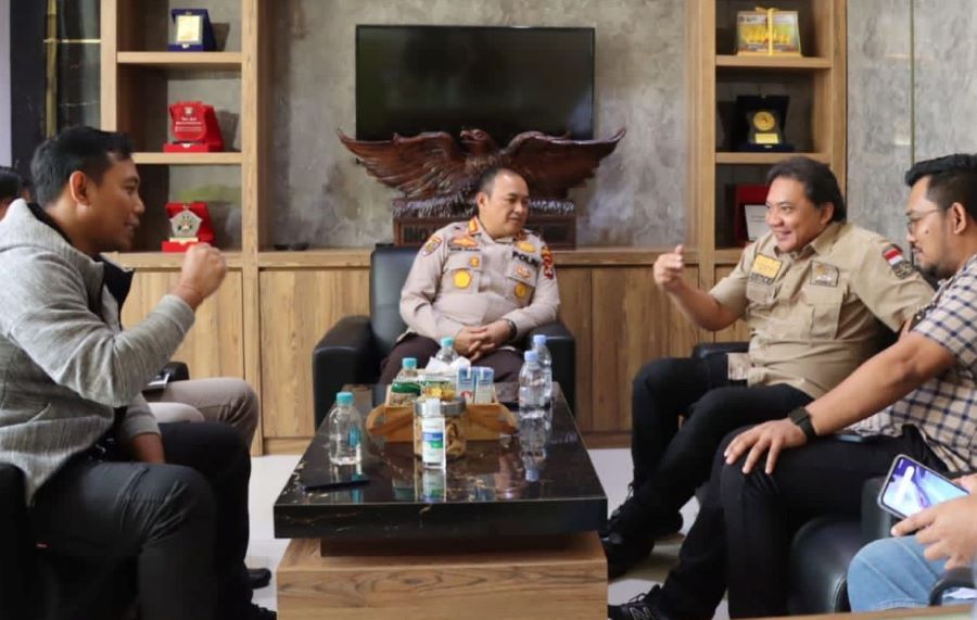 Taufik Basari Temui Kapolres Bandar Lampung Terkait Peristiwa GKKD