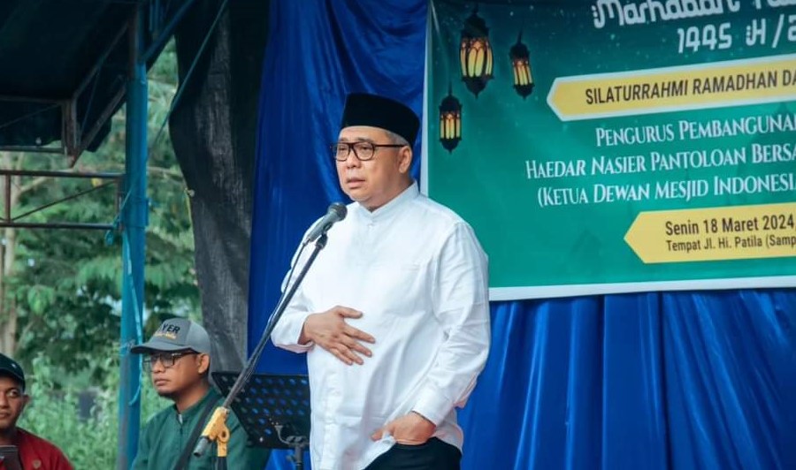 Ahmad Ali Buka Puasa Bersama di Masjid Babussalam Haedar Nashir Palu