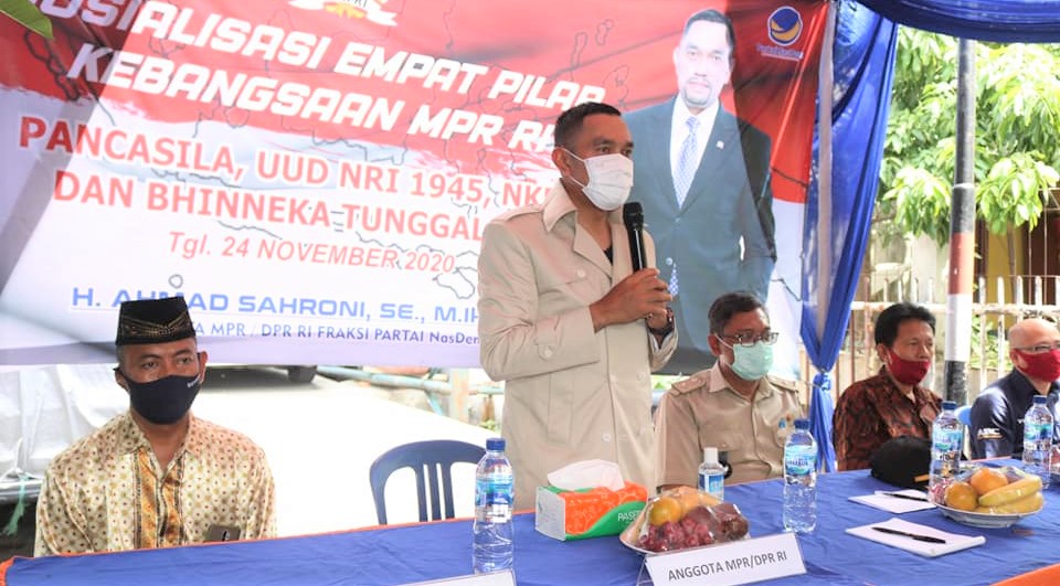 Sahroni Ajak Warga Laksanakan Konsensus Kebangsaan