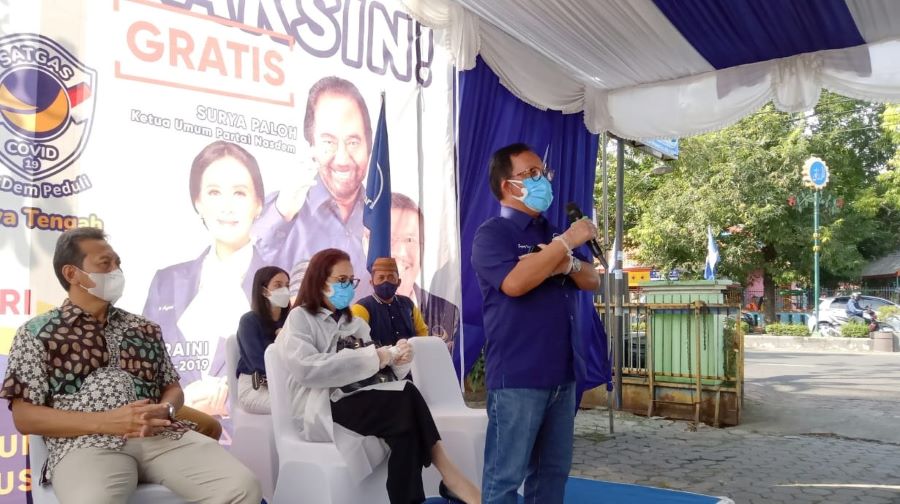 NasDem Targetkan Vaksinasi 5 Juta Dosis di Pulau Jawa