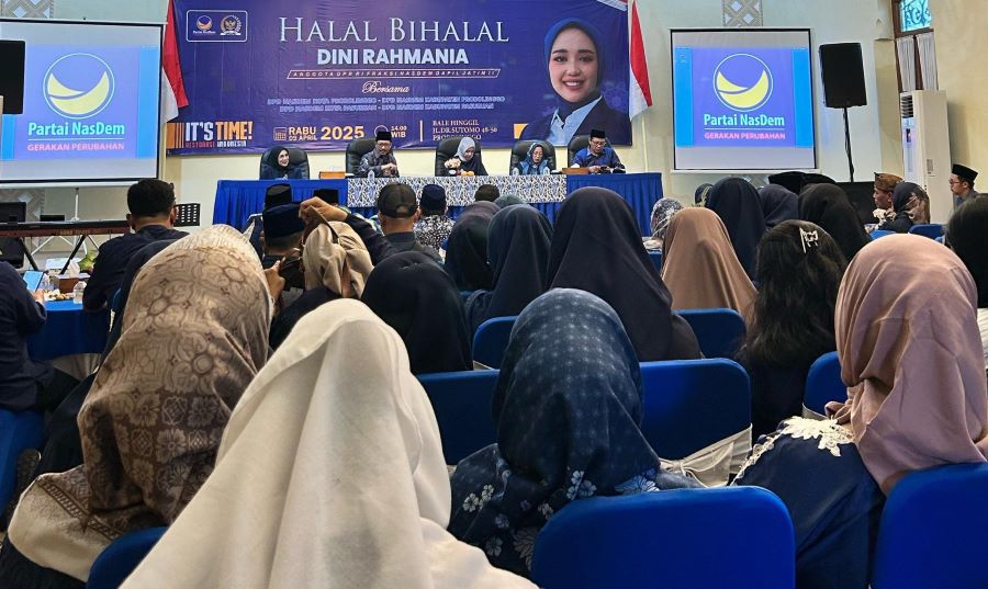 Ning Dini Gelar Halalbihalal Bersama Kader NasDem Probolinggo dan Pasuruan