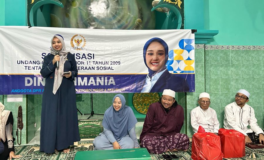 Ning Dini Sosialisasikan UU  Kesejahteraan Sosial
