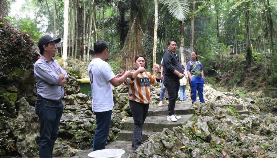 Eva Stevany Rataba Tinjau Wisata Alam Tilangnga di Tana Toraja