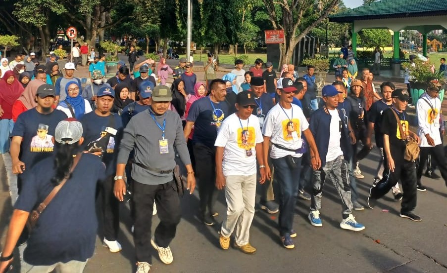 Fadil Gelar Jalan Sehat Bareng Ribuan Masyarakat Bondowoso
