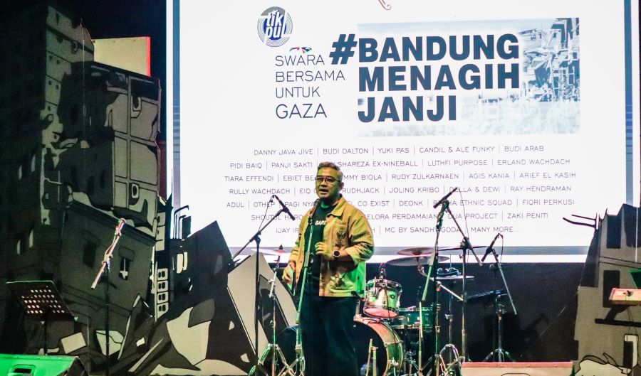 Farhan Gerakkan Musisi dan Politisi Bandung Suarakan Kemerdekaan Palestina