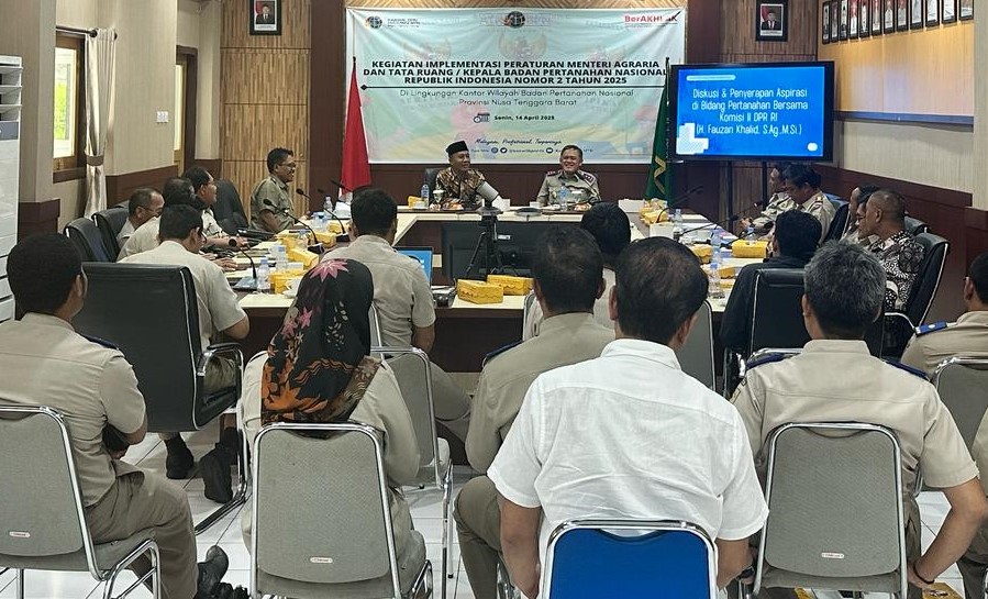 Fauzan Khalid Ajak Pemda dan BPN Selesaikan Masalah Pertanahan di NTB