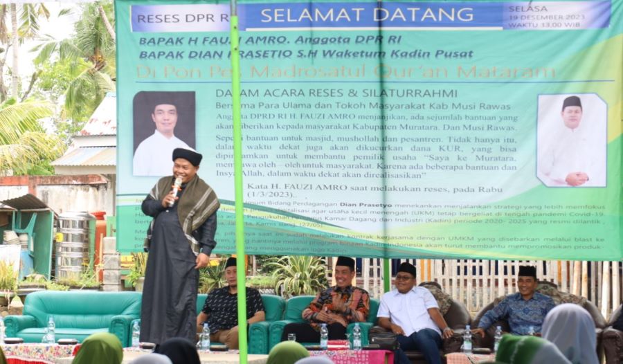 Fauzi Amro Dapat Dukungan Pesantren NU Musi Rawas
