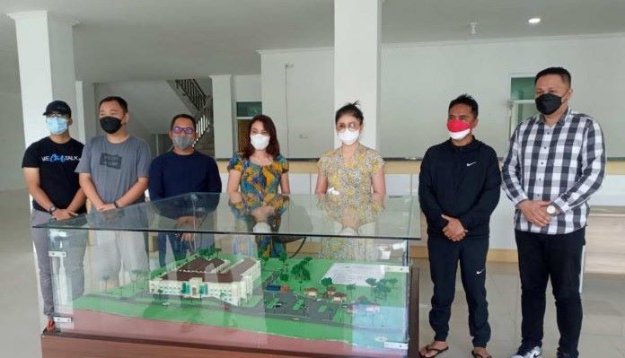 Felly Tinjau Pembangunan RS Pratama Boltim