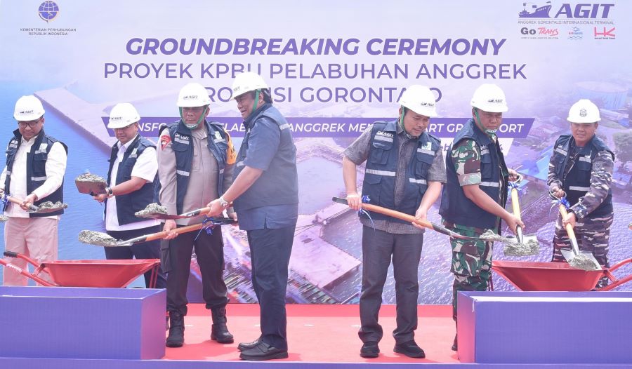 Peletakan Batu Pertama Pelabuhan Anggrek Awal Kebangkitan Gorontalo