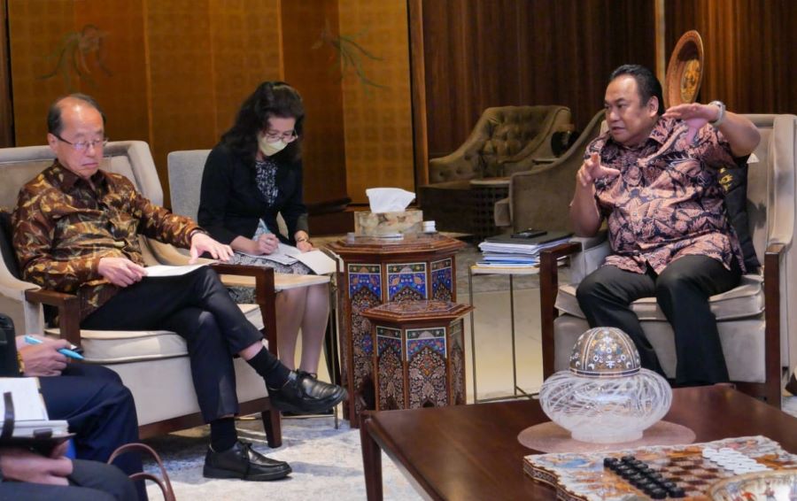 Gobel Jamu Pengusaha Jepang Usai Berkunjung ke IKN