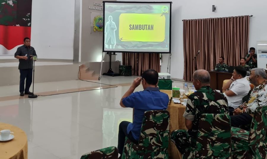 Gobel Ajak Korem Nani Wartabone Terus Bangun Gorontalo