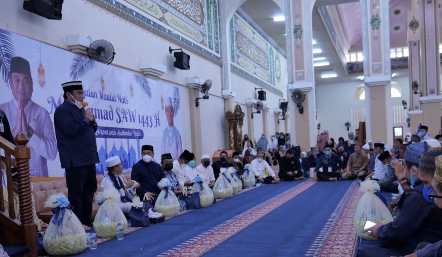 Gobel Isi Maulid Nabi dengan Doa bagi Keselamatan Bangsa