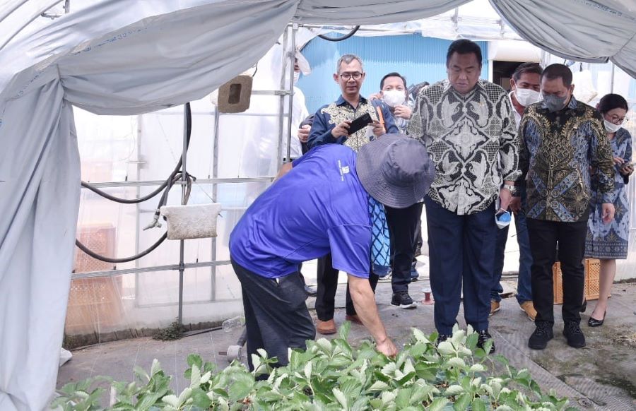 Gobel Pelajari Keunggulan Pertanian Hokota