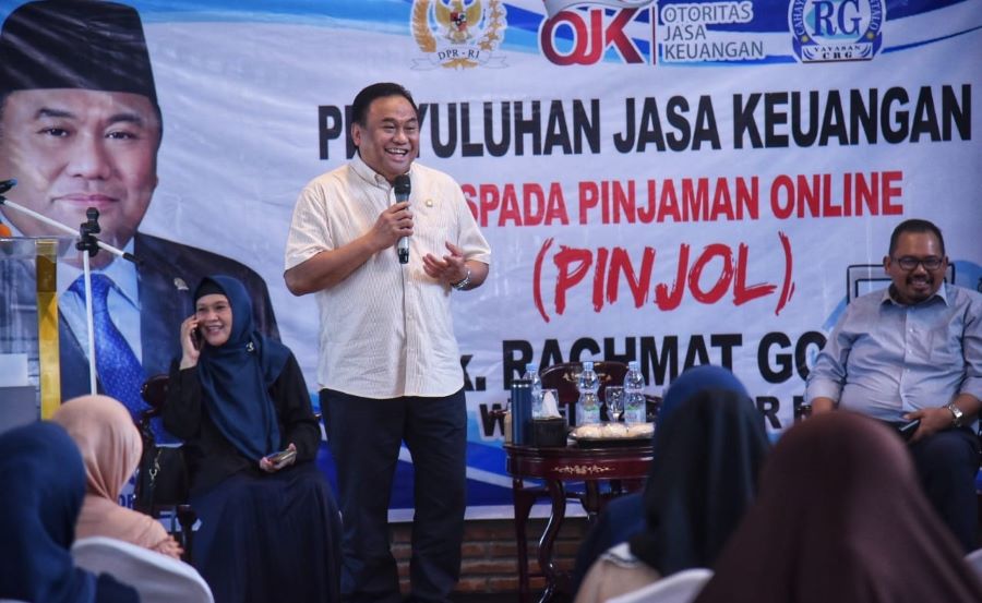 Gobel Gencar Sosialisasikan Bahaya Pinjol Ilegal
