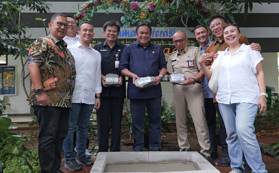 Gobel Ajak Alumni SMA 3 Jakarta Renovasi Lapangan Basket Menjadi Semiindoor