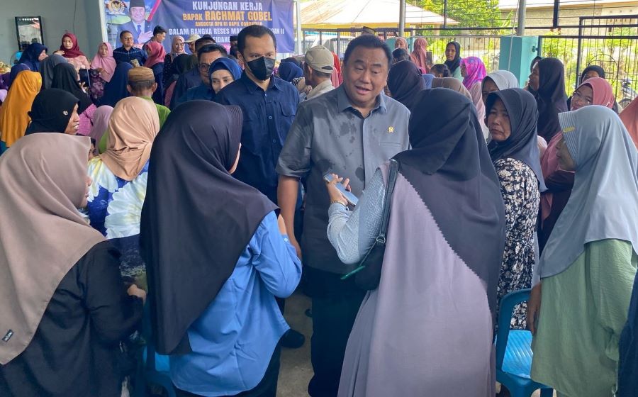 Reses di Gorontalo Utara, Gobel Serap Aspirasi terkait Banjir dan Longsor