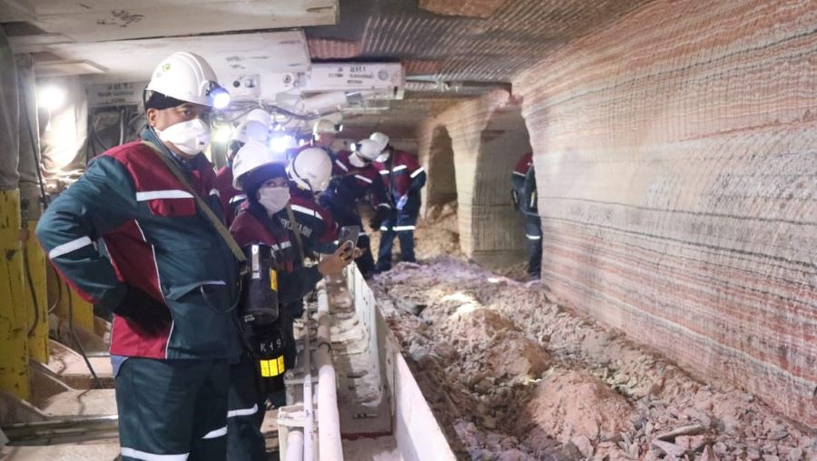 Gobel Masuk Tambang Potasium di Kedalaman 575 M