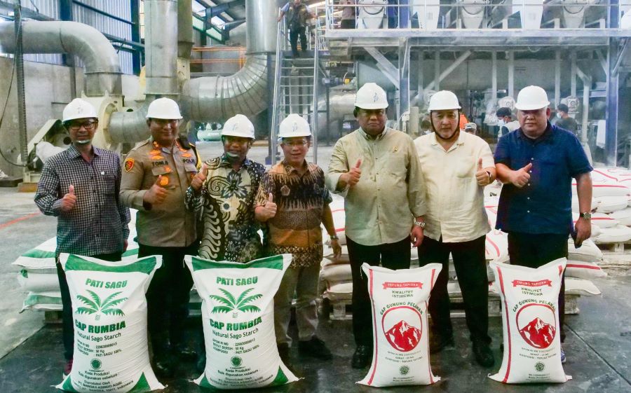 Gobel Kunjungi Pabrik Tepung Singkong di Bangka