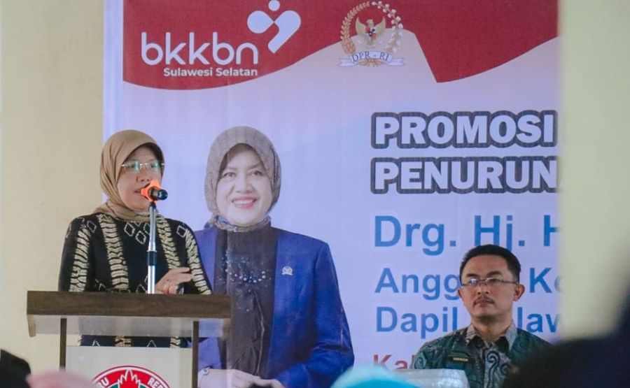Hasnah Gandeng BKKBN Mengedukasi Masyarakat Wajo tentang Penanganan Stunting
