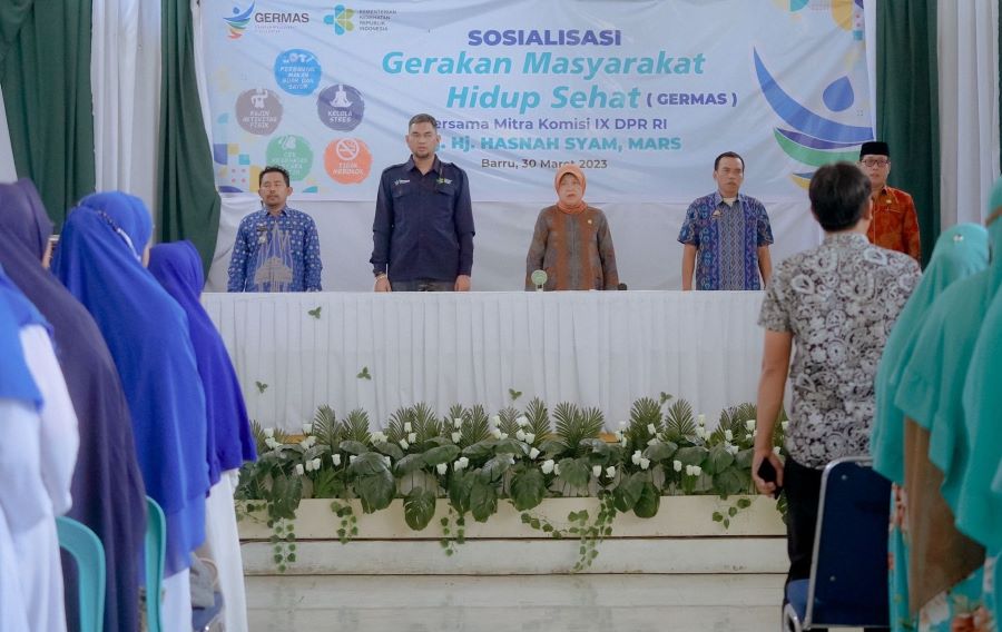 Hasnah Ajak Masyarakat Terapkan Pola Hidup Sehat