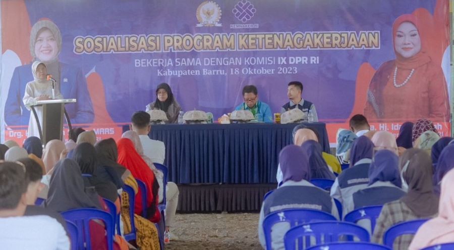 Hasnah Gencarkan Sosialisasi Program Ketenagakerjaan dan K3