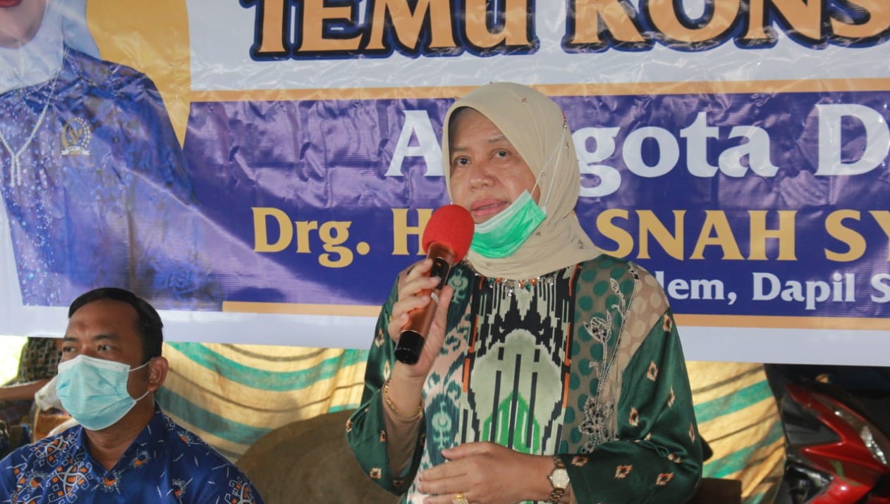 Hasnah Syam Serap Aspirasi Warga Tanete Riaja Barru