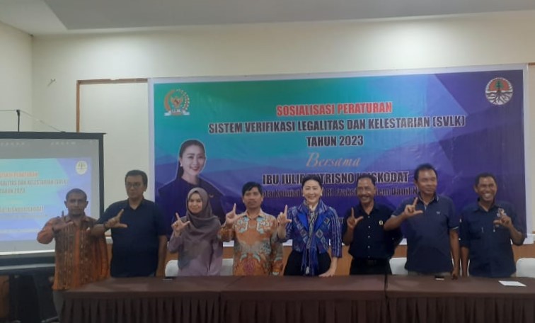 Julie Ajak Petani dan Pengusaha Kayu Terapkan Sistem Verifikasi Legalitas Kayu