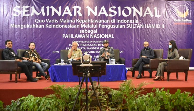 NasDem Dorong Sultan Hamid II Jadi Pahlawan Nasional