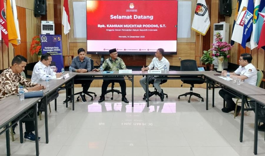 Kamran Muchtar Serap Aspirasi KPU Sulut