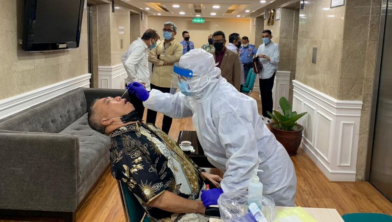 Fraksi NasDem DPR Gelar Swab Test Mandiri