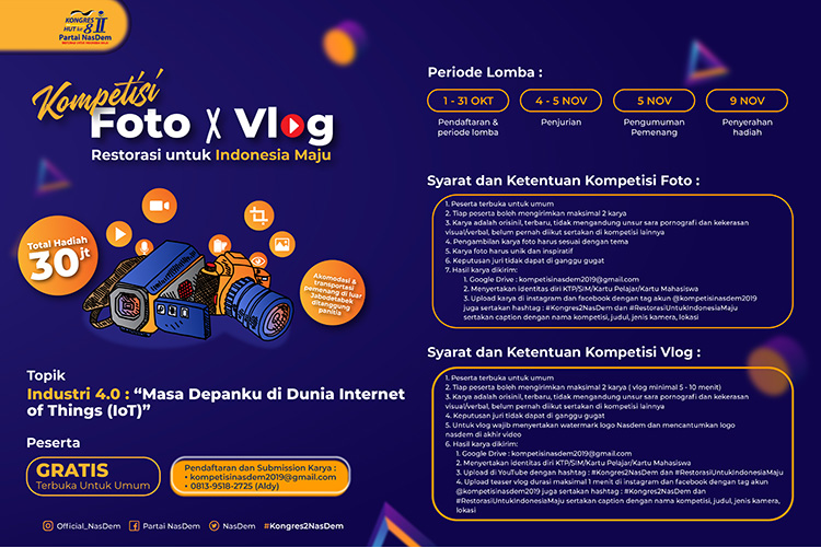 Lomba Foto dan Vlog untuk Umum