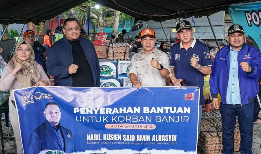 Nabil Husien Kunjungi Sejumlah Titik Banjir di Samarinda