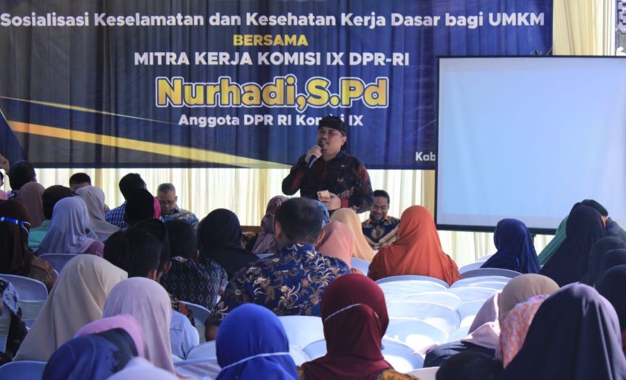 Nurhadi Gelar Sosialisasi K3 di Kediri