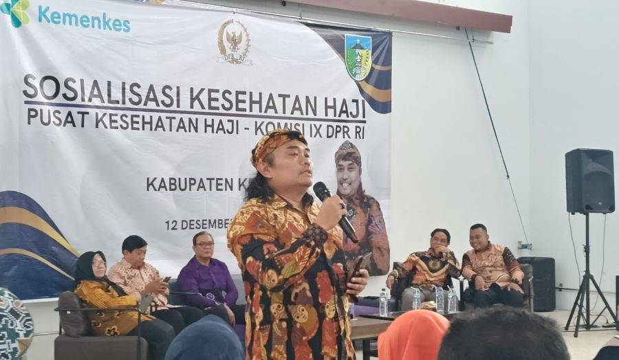 Nurhadi Sosialisasikan Gerakan Pola Hidup Sehat kepada Calon Jemaah Haji