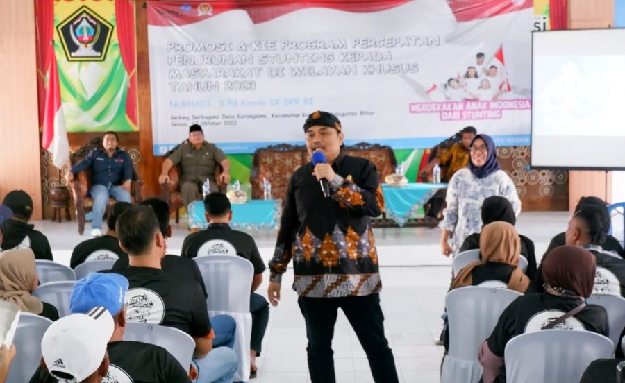 Nurhadi Terus Mendorong Upaya Penurunan Stunting di Blitar