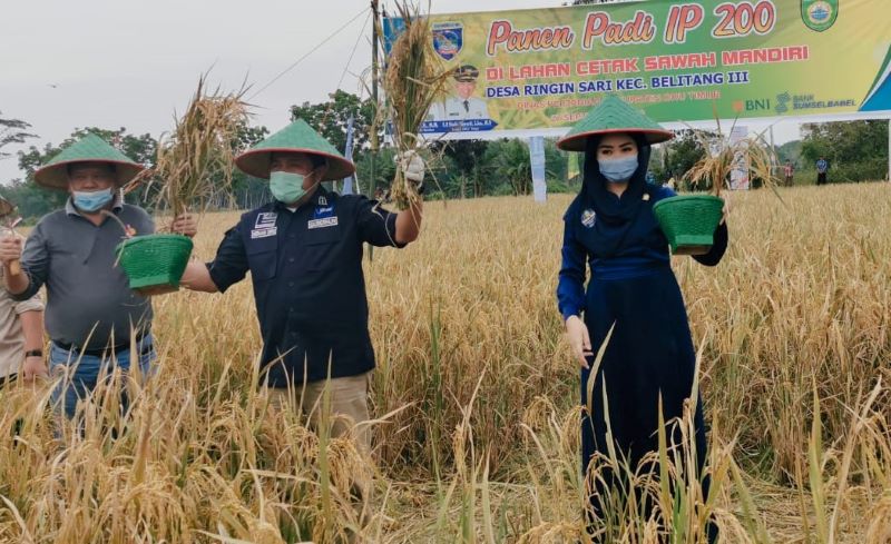 Percha Ajak Petani Sumsel Dukung Pemenuhan Pangan Nasional