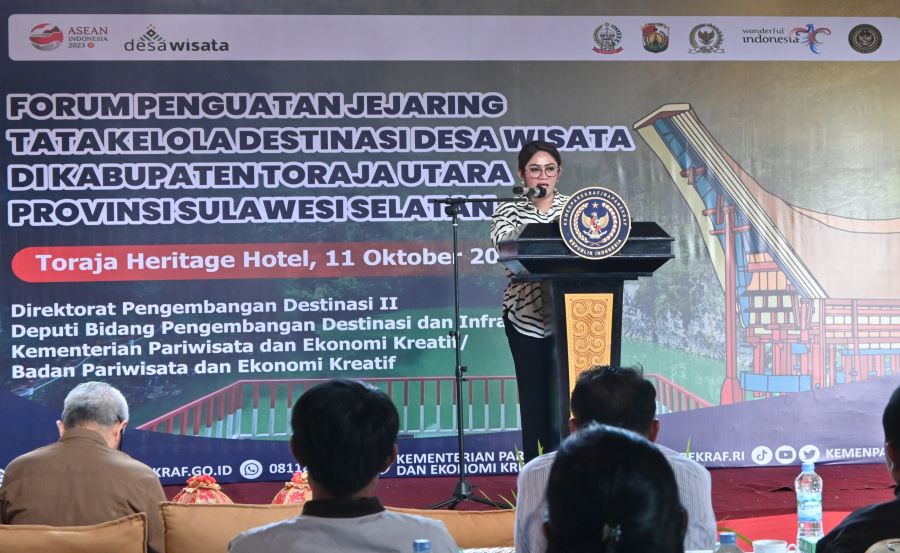 Eva Rataba Dorong Peningkatan Kualitas Desa Wisata Toraja Utara