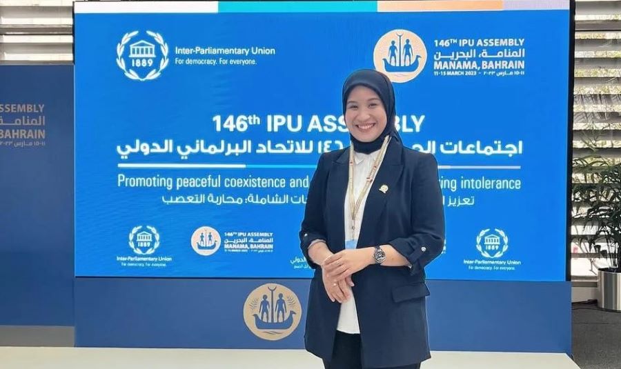 Ratih Hadiri Sidang IPU di Bahrain, Beri Perspektif Perempuan dalam Isu Perdamaian