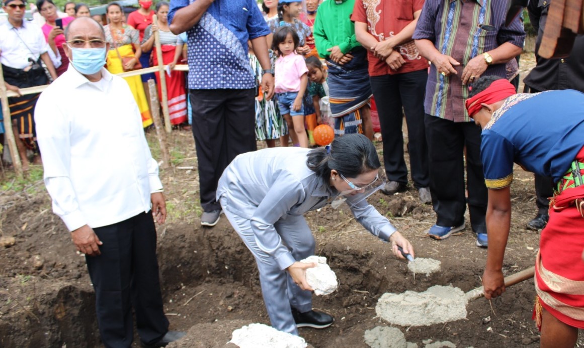 Mulai Dibangun Gedung Workshop BLK di SBD