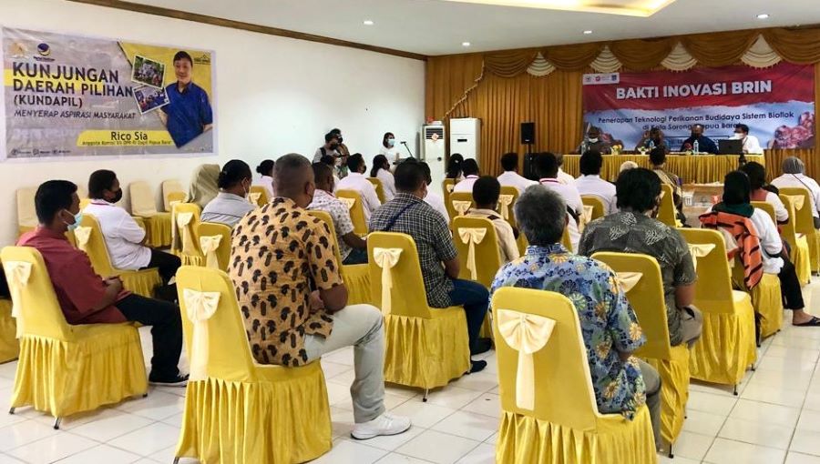 Rico Sia Bersama BRIN Gelar Bakti Inovasi di Sorong