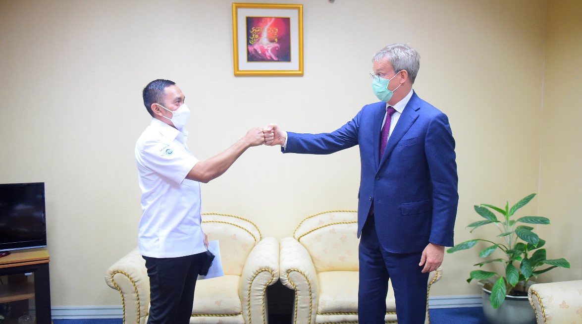 Sahroni Terima Kunjungan Dubes Uni Eropa