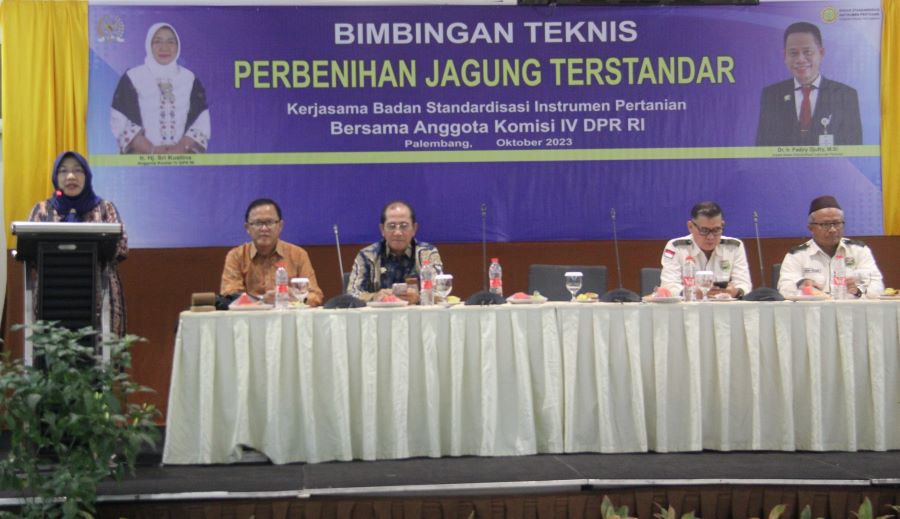 Sri Kustina Gelar Bimtek Perbenihan Jagung untuk Petani PALI