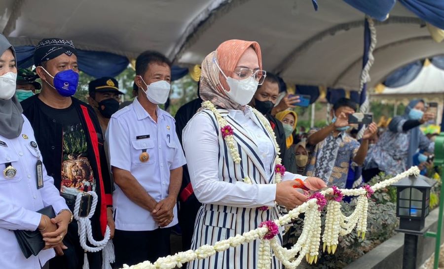 Sri Wahyuni Resmikan Program Kotaku di Ponorogo