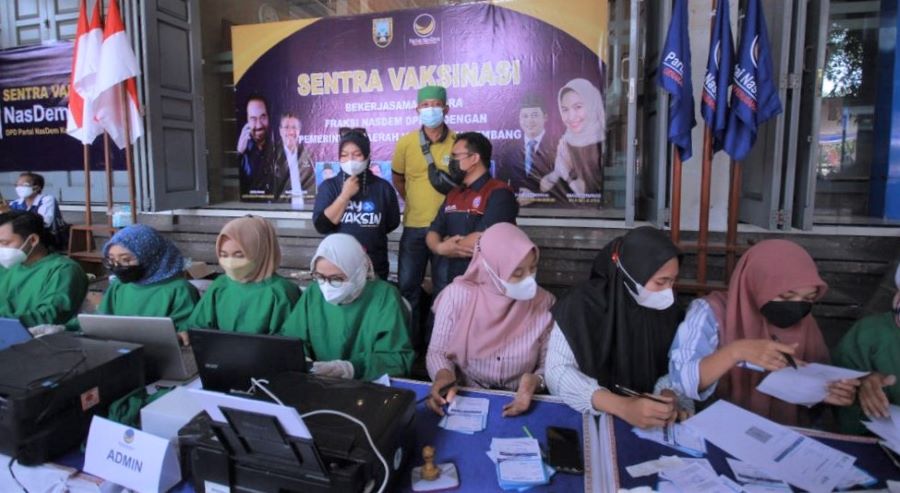 Sri Wulan Gelar Vaksinasi Gratis di Rembang