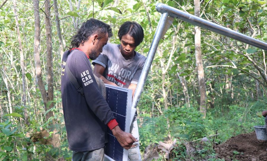 Program Aspirasi Subardi Terangi 40 Titik Jalan di Gunungkidul